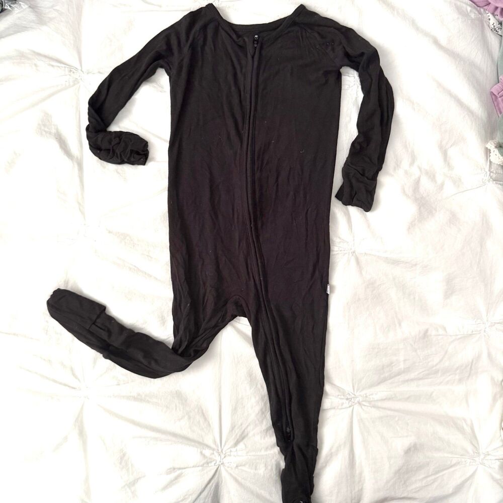 Little Sleepies Black Zippy